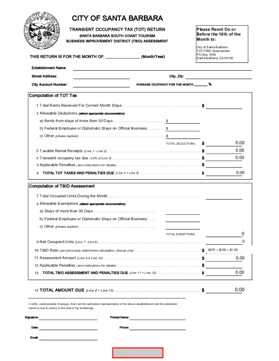  TOT TBID Remittance Form XLS 2020-2024