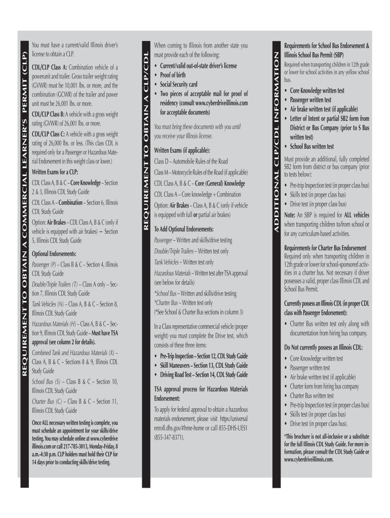  Quick Guide to Illinois CDL Testing 2020-2024