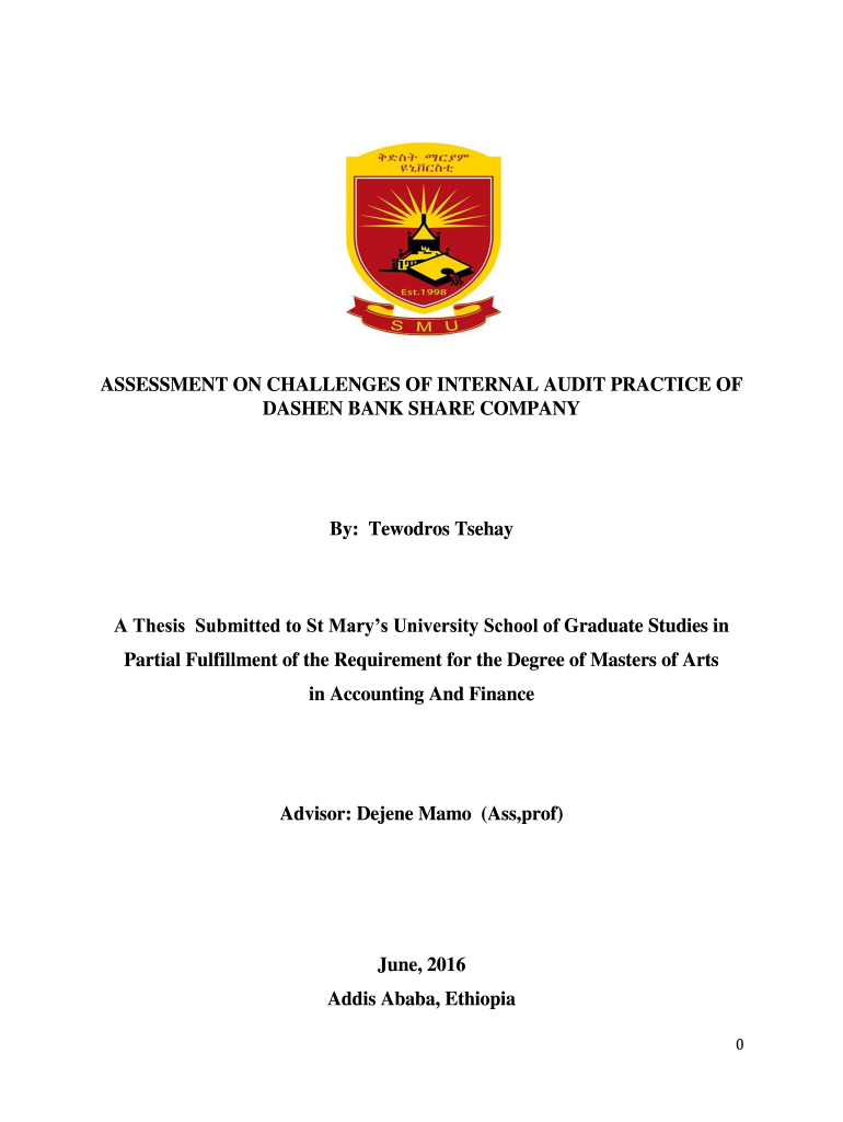 Background of Dashen Bank PDF  Form