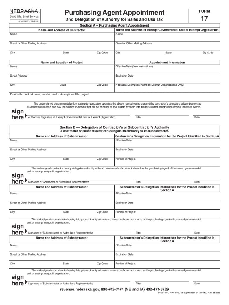  PRINTRESETPurchasing Agent AppointmentFORM17and De 2023-2024