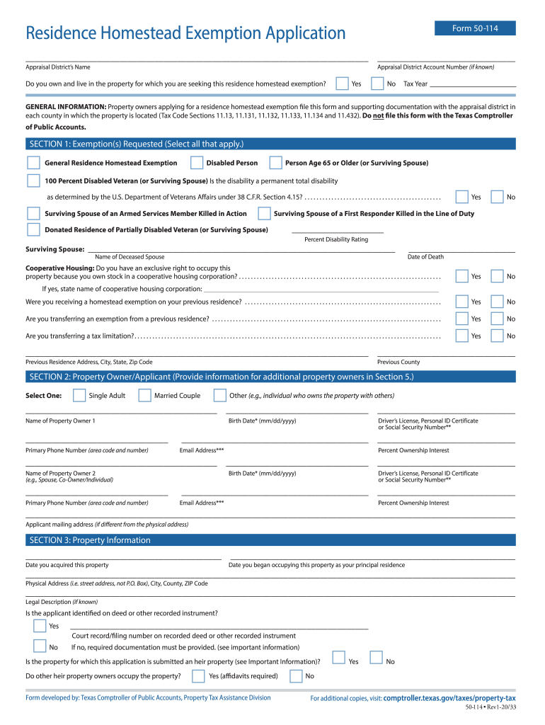 Brazoria County Homestead Exemption Online Complete With Ease 
