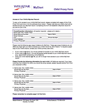 Mychart Wellstar  Form