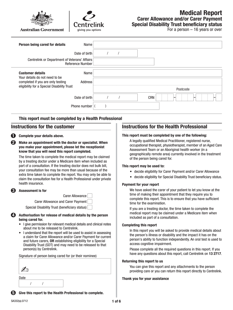 Sa332a  Form