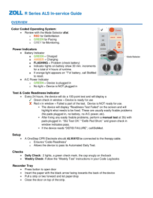 Zoll R Series Competency Checklist  Form