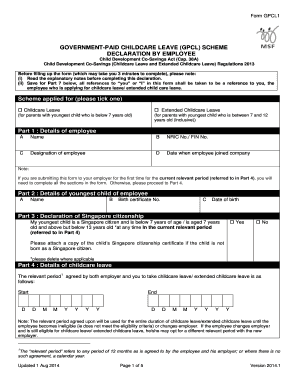  Gpcl Form 2014