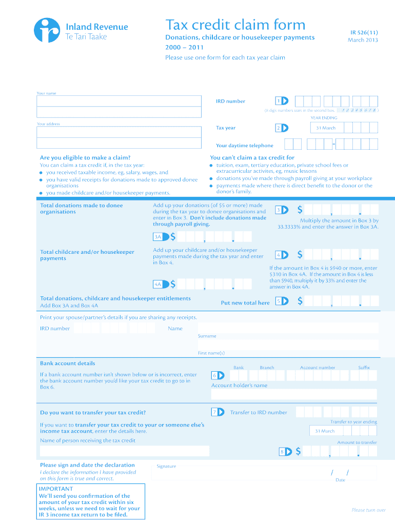  Ir 526 Form 2011