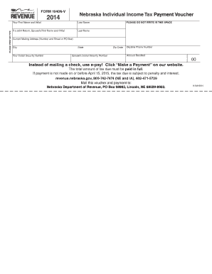 Nebraska Form 1040n V