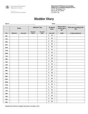 Urine Output Log Printable - vrogue.co