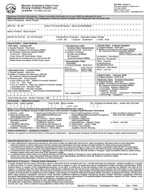 Contoh Claim Form