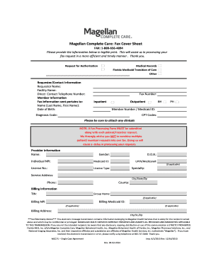 Magellan Complete Care Provider Complaint Form