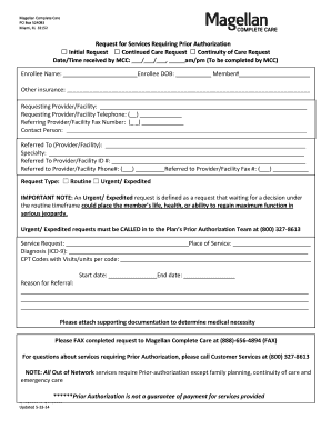 Magellan Pre Auth Surgery Form