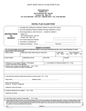 Soben Claim Form