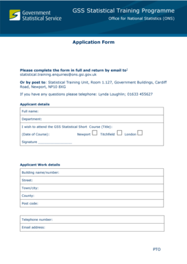 Gss Online Application  Form