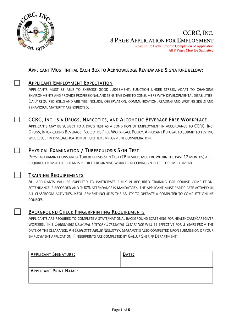 CCRC, INC  Form