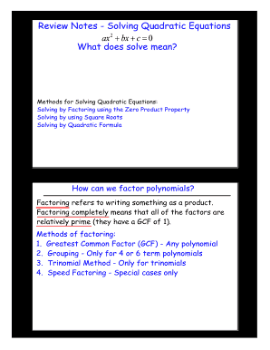 Function Tables  Form