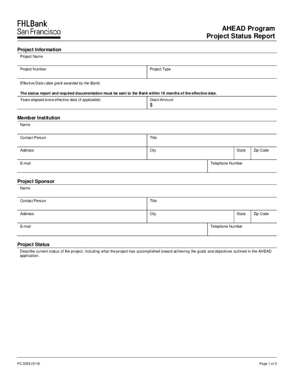 28 Printable Project Weekly Status Report Forms and