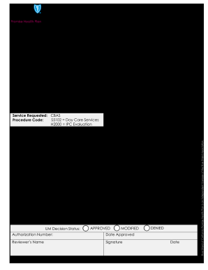  CA Blue Shield Treatment Authorization Request Form 2018-2024