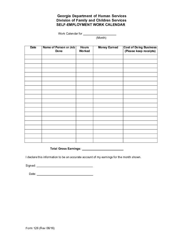  Work Calendar for 2016-2024