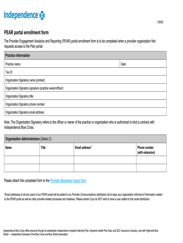 Pearportal  Form