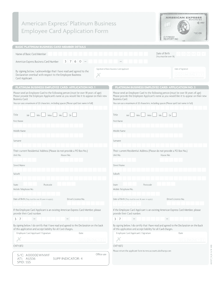 Business Credit Cards from American ExpressApply Now  Form