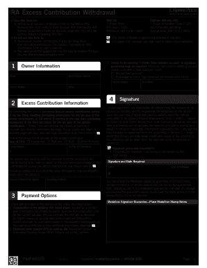  IRA Excess Contribution Withdrawal Form PDF T Rowe Price 2019-2024