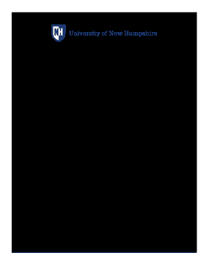 UNH Medical History & Risk Assessment Questionnaire for Persons Handling or Working with Live Vertebrate Animals  Form