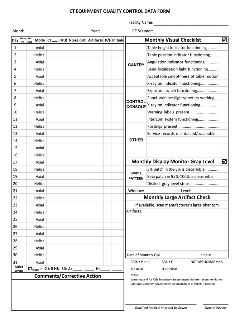 ACR CT QC Form 5 14 20 Xlsx