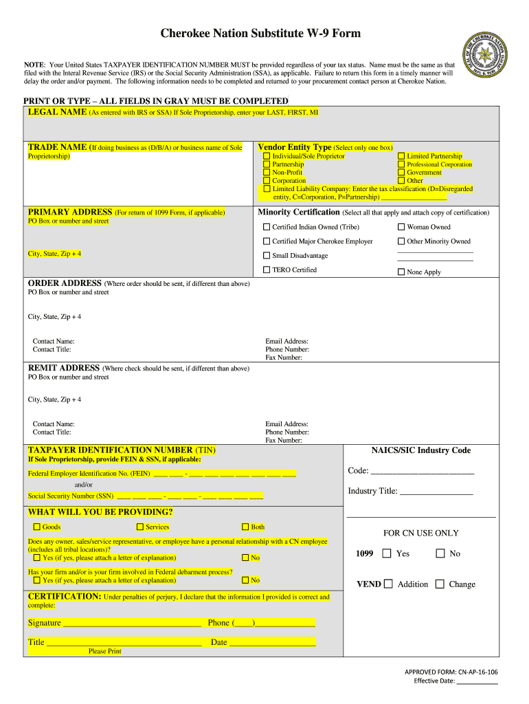 Get the Irs Guidelines on Substitute W 9 Form pdfFiller