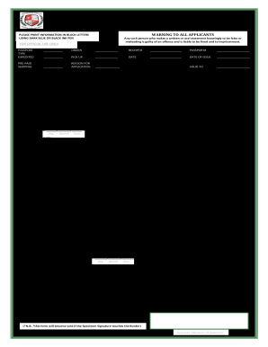 Trinidad and Tobago Passport Renewal Form