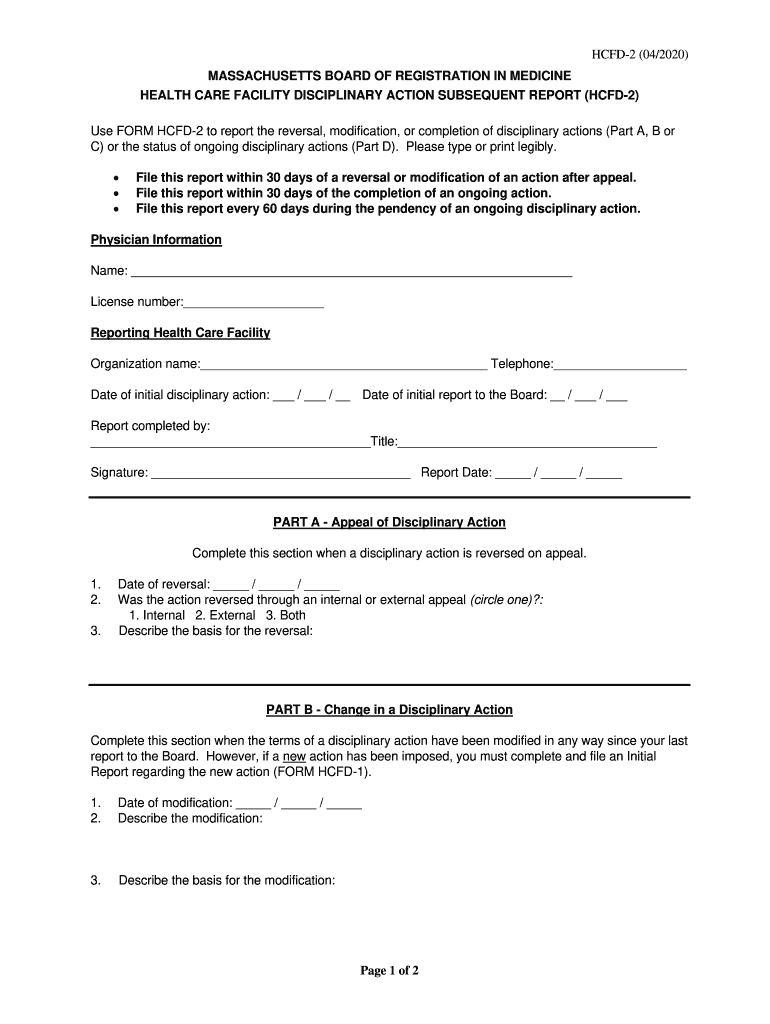 Board of Registration in Medicine Find a Physician  Form