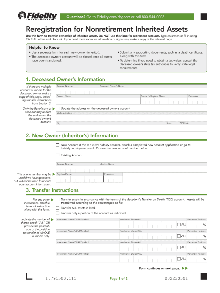  Inheritance Services and Wealth Management Fidelity 2020-2024