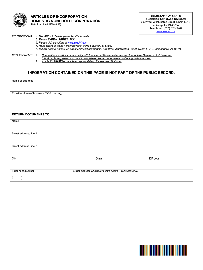  State Form 4162 R20 6 19 2019-2024