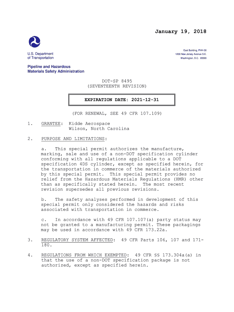 Dot Sp 8495  Form