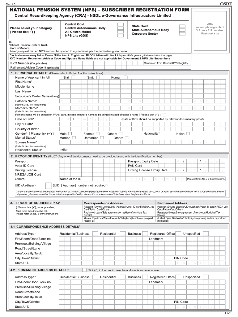 Nps Form PDF