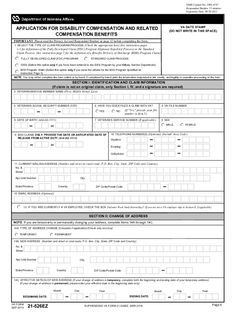 Va Form 20 0995