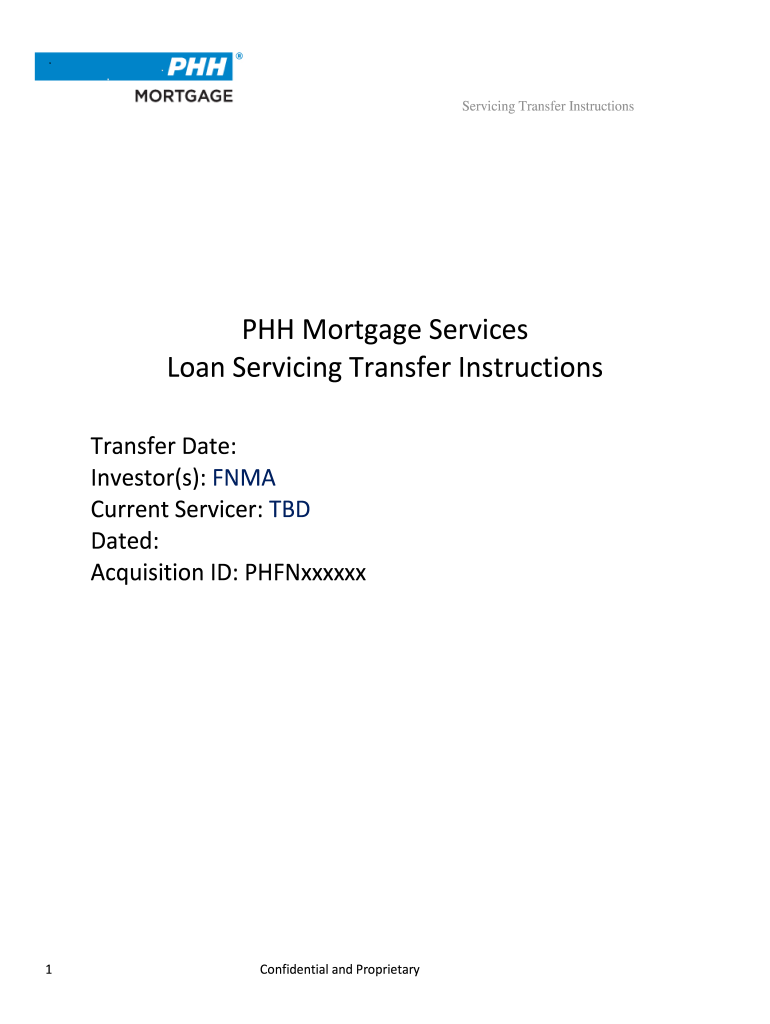 PHH Mortgage Services  Form