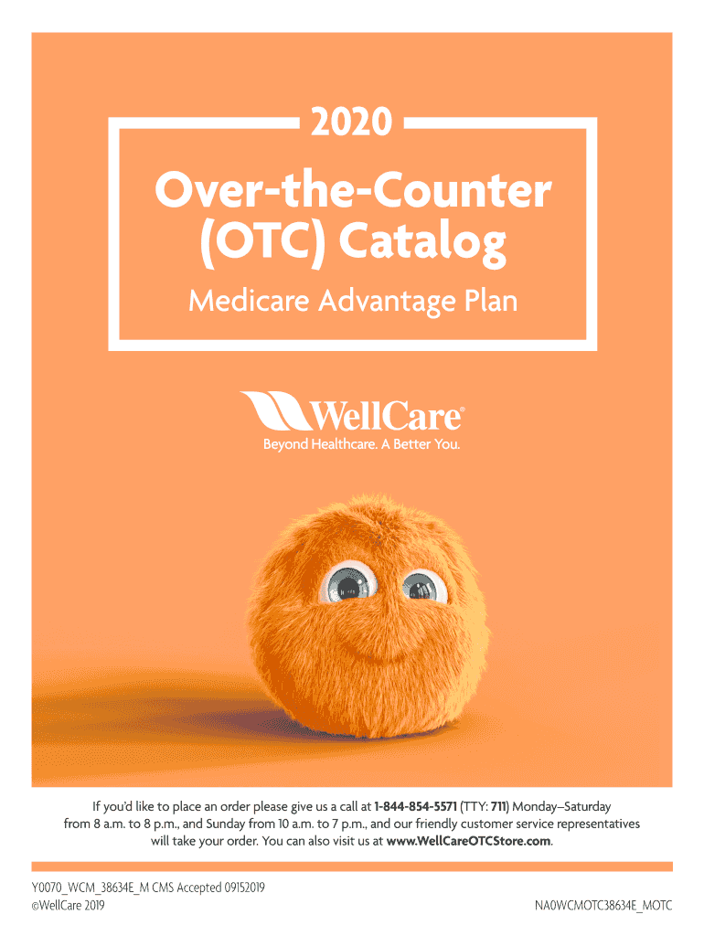 Wellcare Otc Catalog 2020 Form Fill Out and Sign Printable PDF