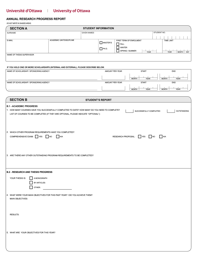 ANNUAL RESEARCH PROGRESS REPORTESUP 5189 ANNUAL RESEARCH PROGRESS REPORT  Form