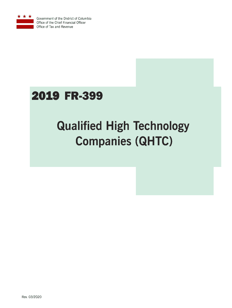  Qualified High Technology Companies QHTC Otr Cfo Dc Gov 2019