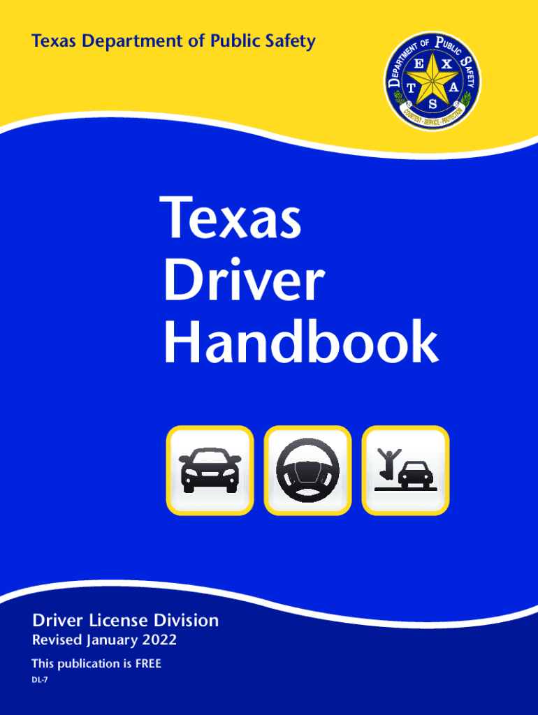  Texas Dps Handbook 2022-2024