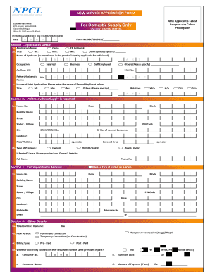 Npcl Form PDF