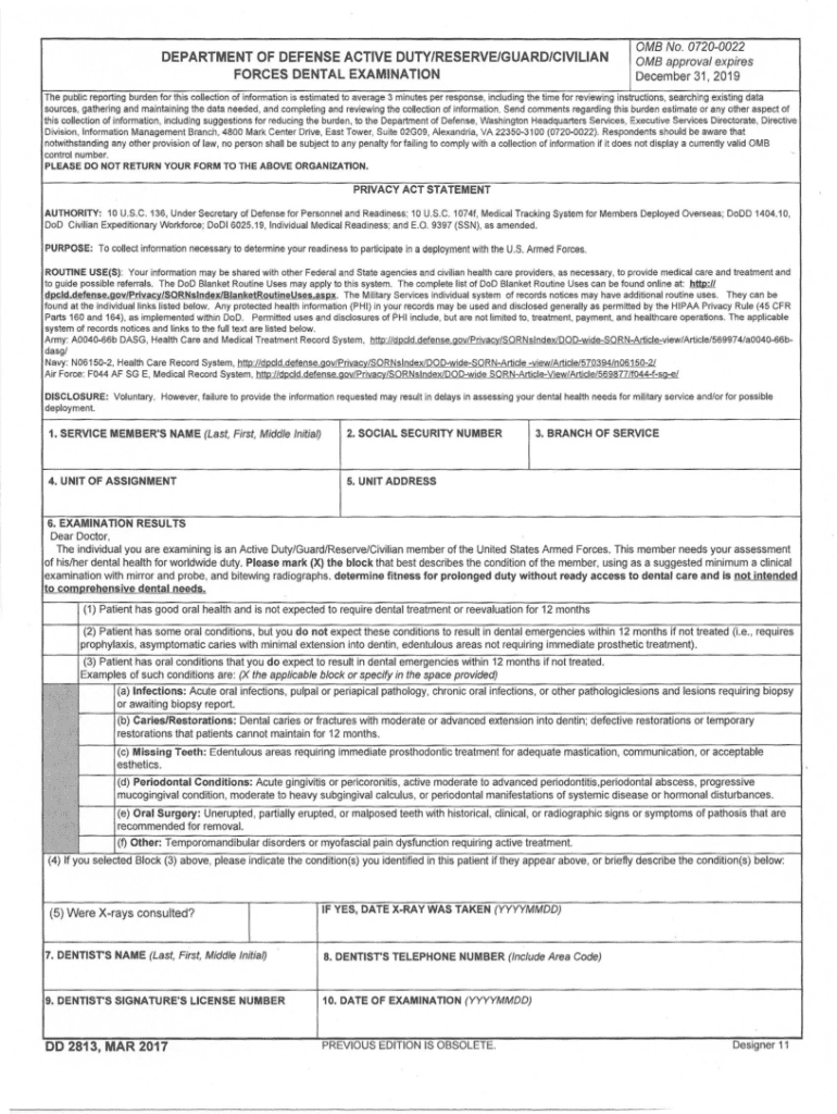 Dd2813  Form