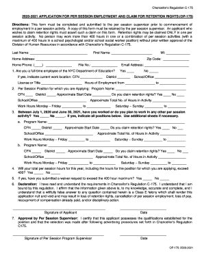 Op175 Form 2022 - Fill Out and Sign Printable PDF Template | signNow