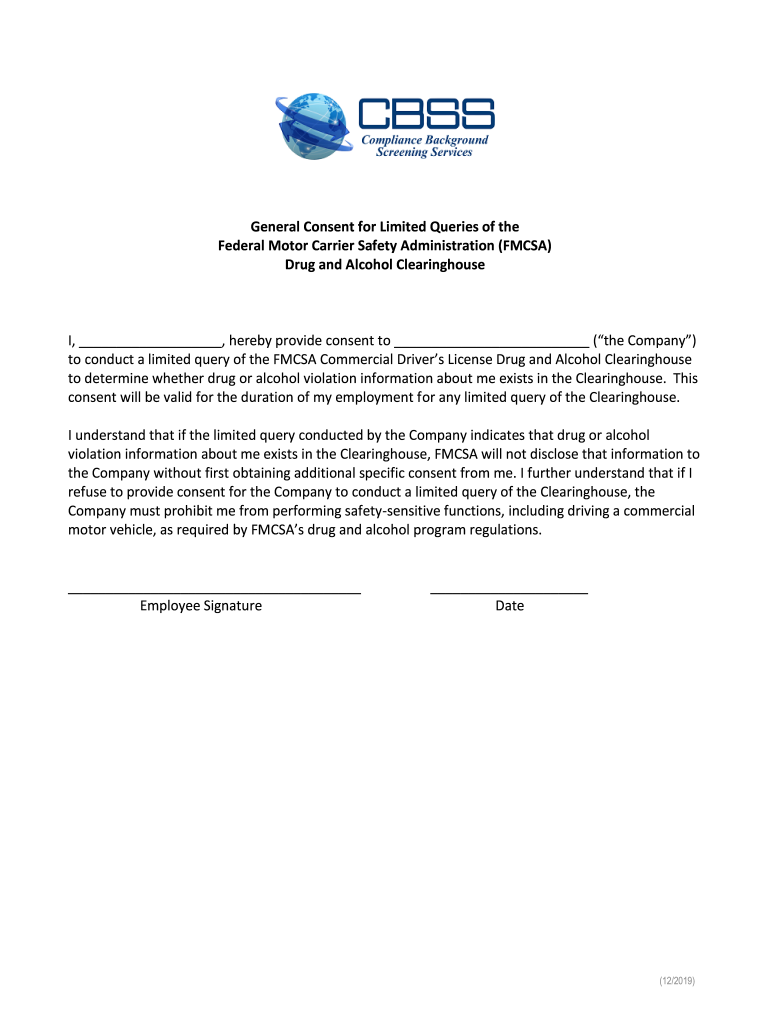 Clearinghouse Consent Form PDF