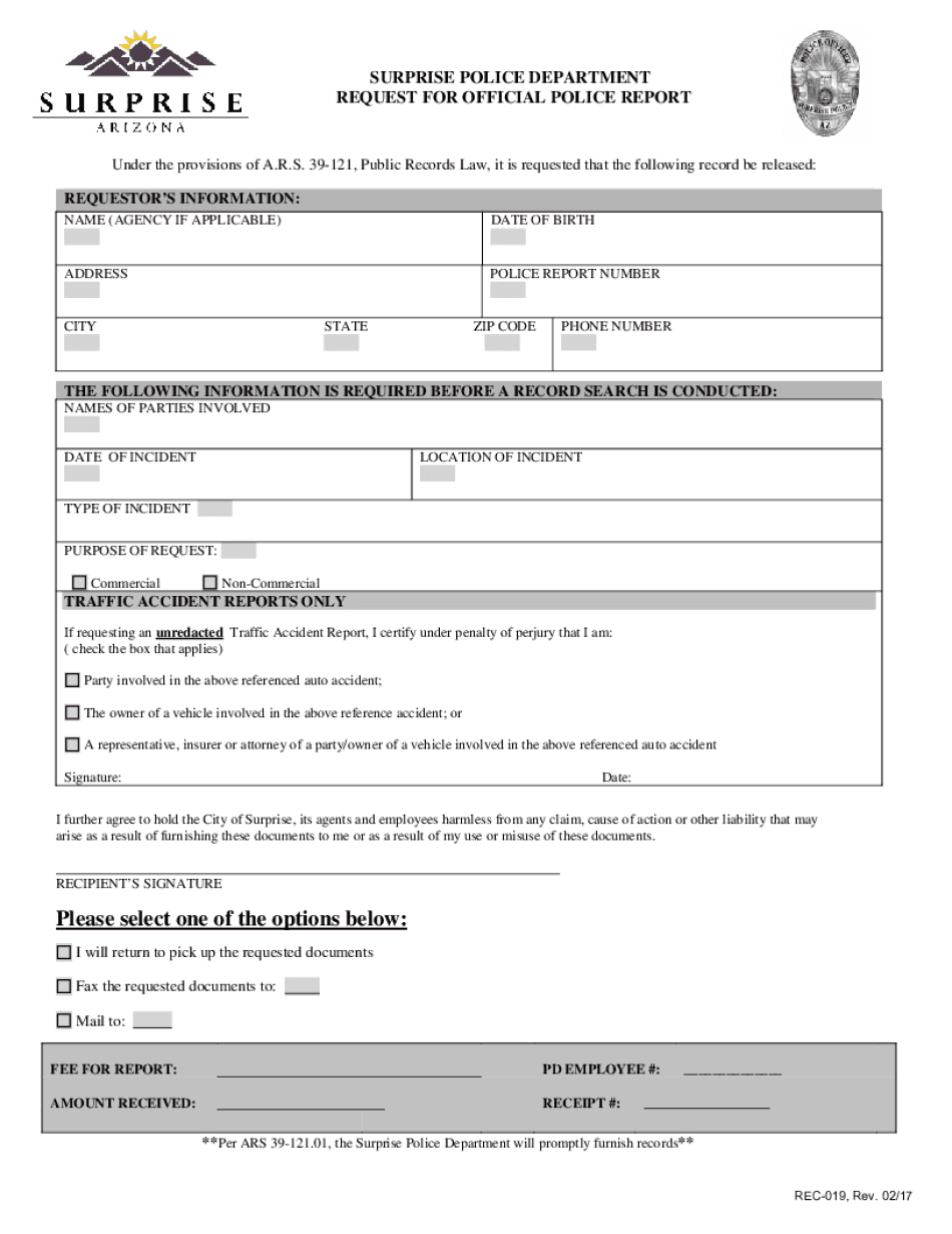  122 Printable Police Report Forms and Templates Fillable 2017-2024