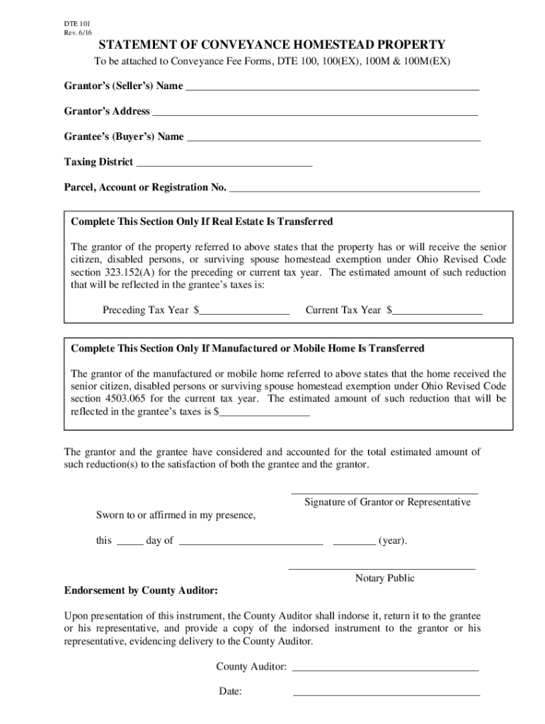  Dte Form 2016-2024