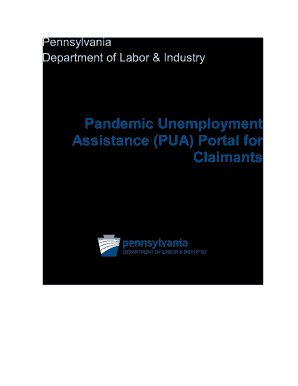 Pandemic Unemployment Assistance Portal Pa  Form