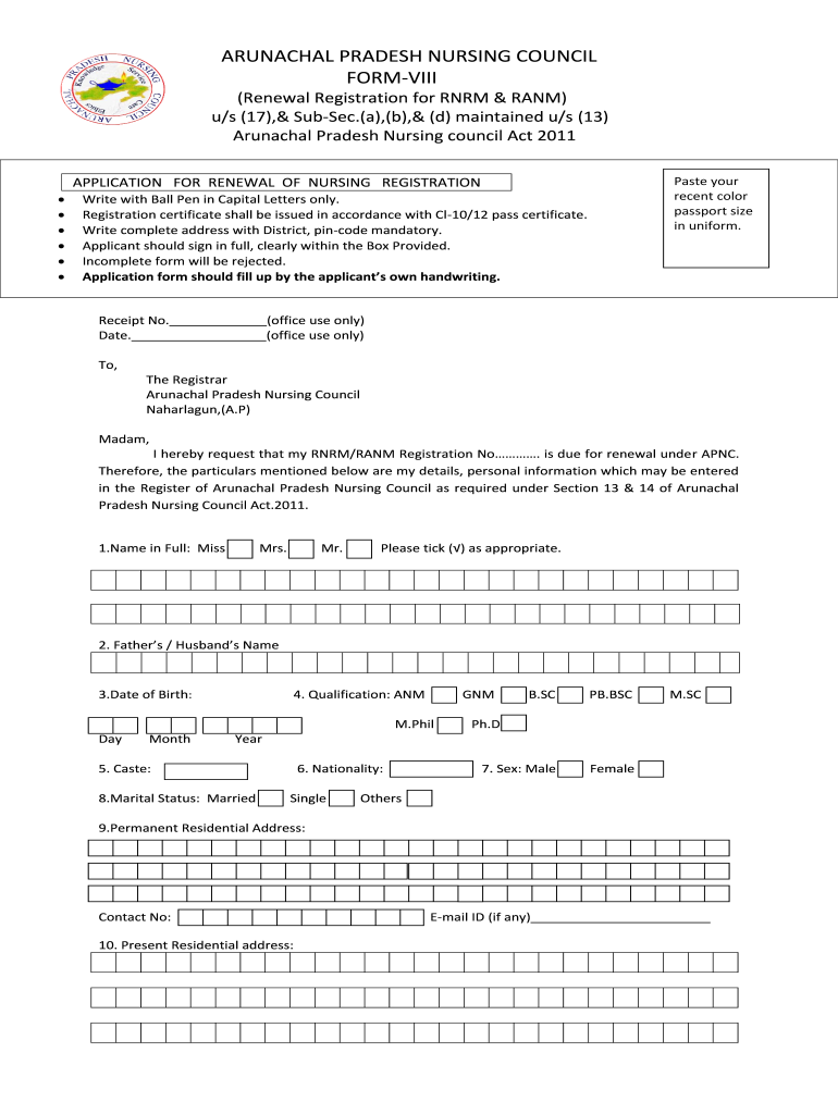 Apnc  Form