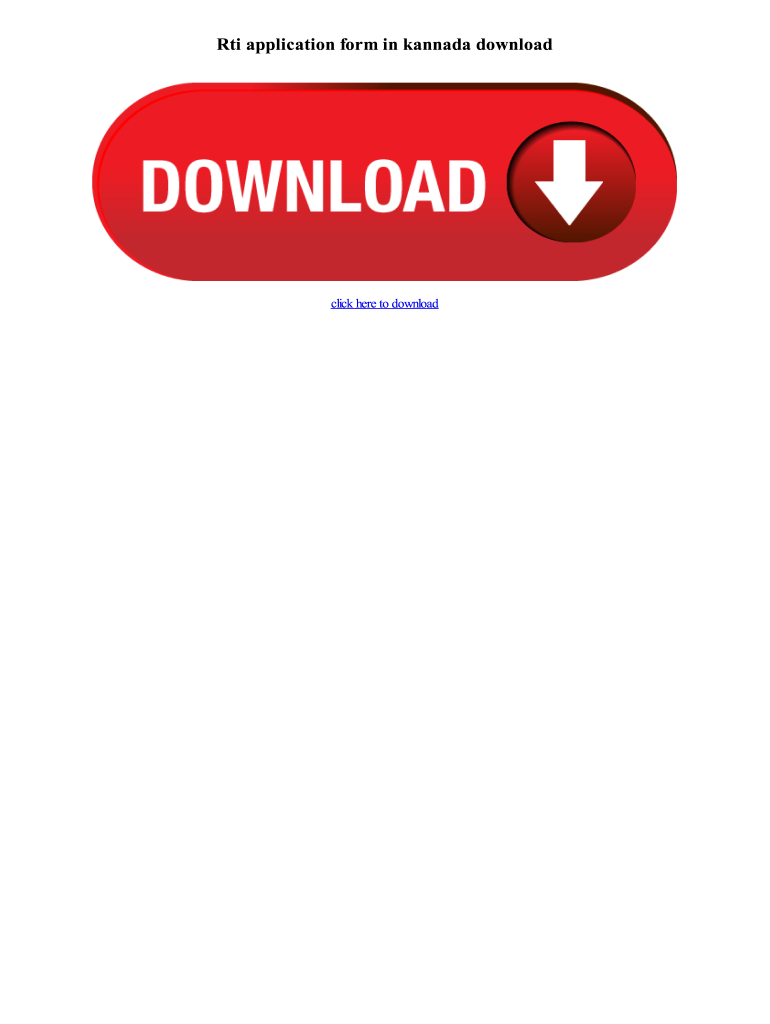 Rti Application Form PDF Kannada