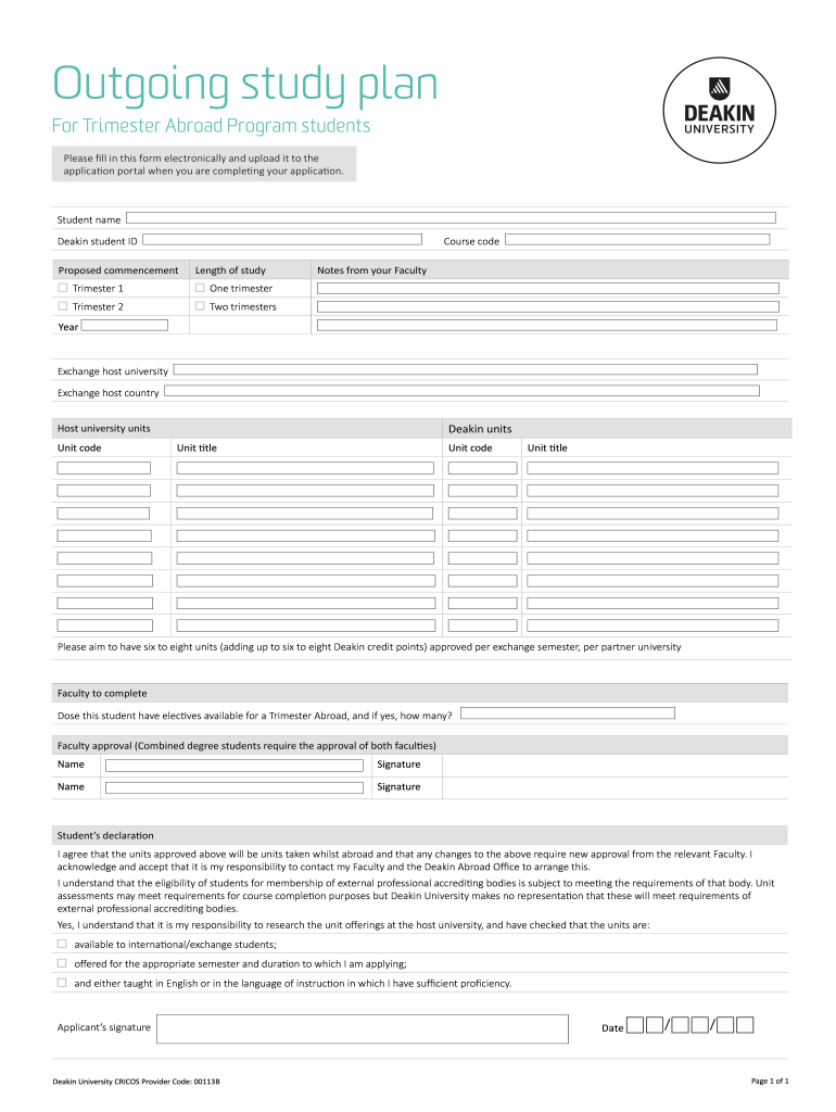  for Trimester Abroad Program Students 2019-2024